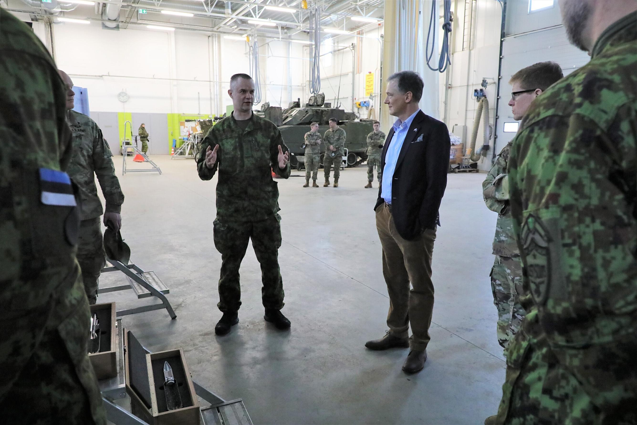 Photos: US ambassador, USASAC commander meet with troops at Tapa Army ...
