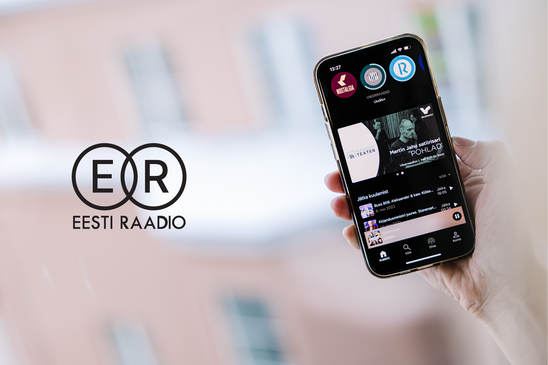 Uus Eesti Raadio mobiiliäpp toob ERR-i audiosisu mugavalt kätte ...