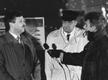 Legendary TV anchor and talkshow host Urmas Ott interviewing Jüri Pihl and Heiki Arike