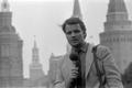 ETV's Russian correspondent Heimar Lenk, now an MP, in Moscow, 1983