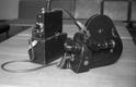 A 16-mm camera with batteries, 1975
