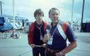 ETV sport reporters at the Olympic Yachting Centre in Pirita
