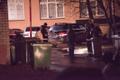Работы полиции у дома номер 48 по Пярнускому шоссе.