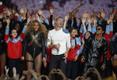 Beyonce, Coldplay ja Bruno Mars Super Bowli laval.