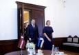 Первый визит Керсти Кальюлайд в Латвию в роли президента ЭР.