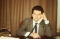 Eesti Raadio infosaadete peatoimetaja Ain Saarna. 15.02.1991