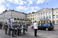 Soomes saadeti viimsele teekonnale president Mauno Koivisto.