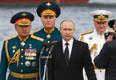 Военно-морской парад в Санкт-Петербурге.