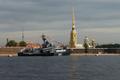 Военно-морской парад в Санкт-Петербурге.