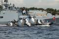 Военно-морской парад в Санкт-Петербурге.