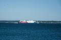 Saabuva Viking FSTR tekitatud lained Lennusadamas