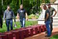 В Синимяэ перезахоронили останки советских воинов.