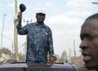 Opositsioonijuht Raila Odinga pühapäeval Nairobis Kibera slummis toetajatega kohtumas.