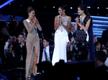 Miss Lõuna-Aafrikaa Demi-Leigh Nel-Peters, Miss Venezuela Keysi Sayago ja   Miss Taimaa Maria Poonlertlarp