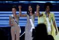 Finalistid Miss Lõuna-Aafrika Demi-Leigh Nel-Peters, Miss Colombia Laura   Hernandez ja Miss Jamaica Davina Bennett