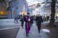 Jõulusõimede pühitsemise rongkäik. Tallinna vanalinn.