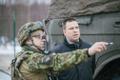 Peaminister Jüri Ratas külastas õppust Okas.