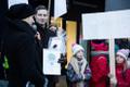Акция протеста защитников леса в Таллинне.