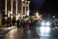 Акция протеста защитников леса в Таллинне.