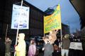 Акция протеста защитников леса в Таллинне.
