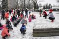 В благотворительном забеге участвовали как взрослые, так и дети.