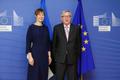 President Kersti Kaljulaid ja Euroopa Komisjoni president Jean-Claude Juncker.