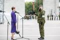 Парад в честь Победы в освободительной войне на Певческом поле.