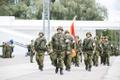 Парад в честь Победы в освободительной войне на Певческом поле.
