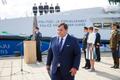 Церемония приема судна Raju Департаментом полиции и погранохраны.