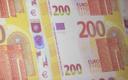 Новые купюры 100 и 200 евро.