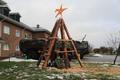 Конкурс на лучшую елку в военном городке в Тапа.