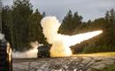 Стрельбы из пусковой установки MLRS.