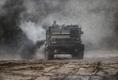 Стрельбы из пусковой установки MLRS.
