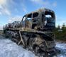 Большая часть автомобилей сгорела полностью.