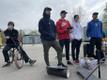 Открытие спортивной площадки в Палдиски.
