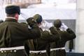 Vabadussõjas võidelnute mälestamine Vabadussõja võidusamba juures