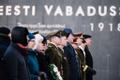 Vabadussõjas võidelnute mälestamine Vabadussõja võidusamba juures