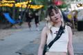 эстонская исполнительница Iiris (Ийрис Весик) и ее коллектив Night Tapes на фестивале Sziget.