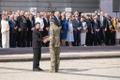Алар Карис и Сирье Карис во время государственного визита в Киев 24 августа.