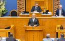 President Alar Karis addressing the Riigikogu at the opening of its 2026 fall session. September 14, 2026.