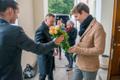 Проголосовавший против принятия закона Денис Бородич и высказавшийся «за» Калле Паллинг