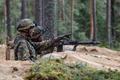 Tapal paiknevat Saksa üksust külastas nende pataljoni ülem brigaadikindral Alexander Sollfrank.
