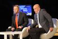 Euroopa Parlamendi valimiste õhtu, saatejuhid Indrek Treufeldt ja Aarne Rannamäe. 2009