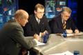 Parlamendi- ja poliitikasaade, saatejuht Aarne Rannamäe, Tõnis Lukas - Isamaaliit, Edgar Savisaar - Keskerakond. 2005