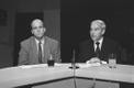 Eesti poliitiliste organisatsioonide seisukohti tutvustav saade: saatejuhid Aarne Rannamäe ja Gabriel Hazak. 1992