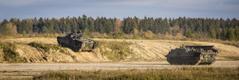 Kaitseväe 1. jalaväebrigaad tutvustas jalaväe lahingumasinaid CV9035.