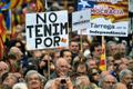 Meeleavaldajad Barcelonas.