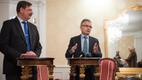 Helsingi linnapea Jussi Pajuneni (paremal) ja Tallinna linnapea kohusetäitja Taavi Aasa pressikonverents Tallinnas 29. novembril 2016.