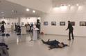 Foto sündmuskohalt Ankara kunstigaleriis.