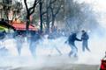 Протесты против полицейского произвола в Париже в феврале 2017 года.
